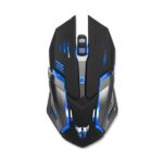 MOUSE GAMING RGB ARGOM COMBAT ALAMBRICO ARG-MS-2040BK Negro-Plateado