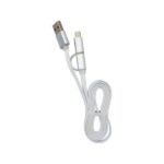 CABLE ARGOM 2 IN 1 IPHONE LIGHTNING MICRO USB ARG-CB-0058