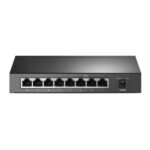 SWITCH TP LINK TL-SG1008P 8 PUERTOS GIGABIT 10/100/1000 MBPS 4 PUERTOS PoE+ NO ADMINISTRABLE GRIS