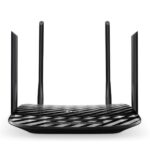 ROUTER TP LINK ARCHER C6 DUAL BAND 2.4/5 GHZ 1200 MBPS WIFI 5 MU-MIMO PUERTOS WAN / LAN NEGRO