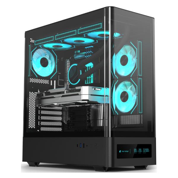 CASE EAGLE WARRIOR CG01YKRA001C MID TOWER SIN VENTILACION INCLUIDA CON VIDRIO TEMPLADO SIN FUENTE DE PODER