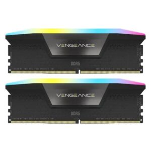 MEMORIA RAM PC 64 GB (2X32 GB) CORSAIR CMH64GX5M2D6000C40 DDR5 6000 MHZ CL40 1.35 V NEGRO