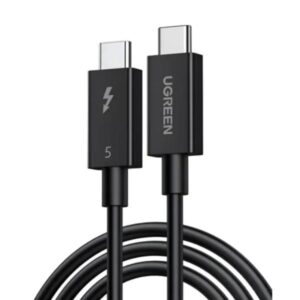 CABLE UGREEN L703 THUNDERBOLT 5A MAX DE 1M 45996 NEGRO