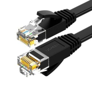 CABLE UGREEN NW102 LAN CAT 6 U/UTP PLANO 10M 50178 NEGRO