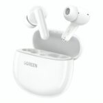 AUDIFONO UGREEN WS207 HITUNE P3 BLUETOOTH 5.4 IPX5/ESTUCHE 28H 45110 BLANCO