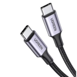 CABLE UGREEN US316 USB-C A USB-C 20 100W 1.5M 70428 GRIS