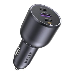 CARGADOR DE CARRO UGREEN EC705 130W 3 PUERTOS CARGA RAPIDA 55511