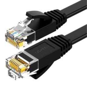 CABLE UGREEN NW102 LAN CAT6 UUTP PLANO 8M 50177 NEGRO