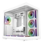CASE ARGB COOLER MASTER ELITE 600 WHITE MID TOWER VENTILADORES 7 DE 120MM CON VIDRIO FRONTAL Y LATERAL E600-WGNN-S02 BLANCO