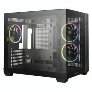CASE DEEPCOOL G330 3F MID TOWER VENTILADORES 3 DE 120MM CON PANEL FRONTAL Y LATERAL R-CG330-BKNGM3-G
