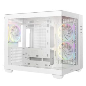 CASE DEEPCOOL G330 3F WH MID TOWER VENTILADORES 3 DE 120MM CON PANEL FRONTAL Y LATERAL R-CG330-WHNGM3-G