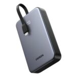 POWER BANK UGREEN PB505 20000MAH 20W USB-C CON CABLE INTEGRADO 45762 GRIS