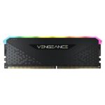 MEMORIA RAM PC 8GB CORSAIR VENGEANCE RGB DDR5 5200 MHZ CL40 1.25 V CMH8GX5M1B5200C40 NEGRO