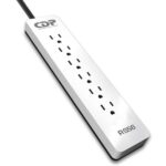 REGLETA CDP R-SS6 6 TOMAS 1850 W 1.2 M PROTECTOR DE VOLTAJE