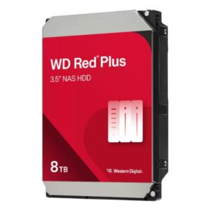 HD INTERNO 8TB WD RED PLUS 3.5" SATA 5640 RPM CMR / NAS RAID WD80EFPX