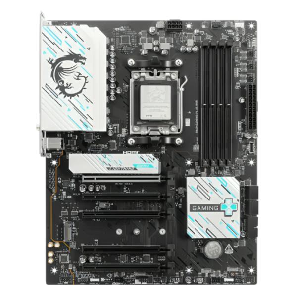 TARJETA MADRE MSI B840 GAMING PLUS WIFI AM5 ATX DDR5 911-7E70-007 NEGRO / BLANCO