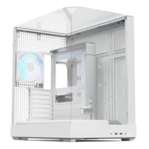 CASE APNX V2-F-WT-V1 MID TOWER 4 VENTILADORES CON PANEL FRONTAL Y LATERAL APCM-VI03143.21
