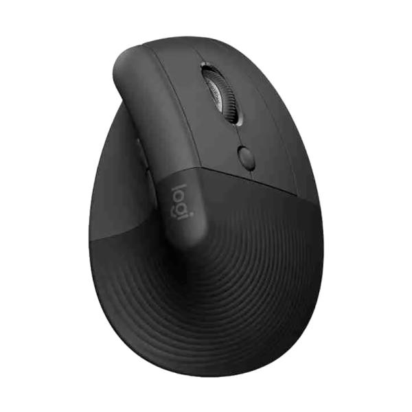 MOUSE LOGITECH LIFT VERTICAL ERGONOMIC INALÁMBRICO BLUETOOTH + RECEPTOR 4000 DPI 910-006466 NEGRO
