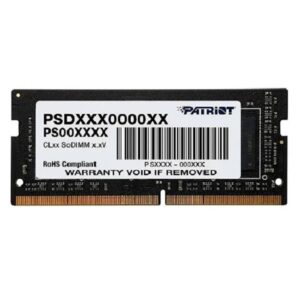 MEMORIA RAM PARA LAPTOP 8GB PATRIOT PSD58G560041S SL DDR5 5600MHZ CL46 1.1V NEGRO