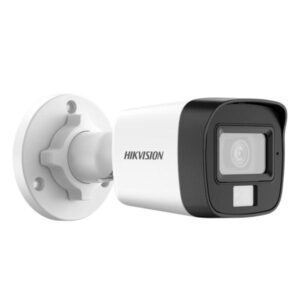 CAMARA MINI BULLET HIKVISION DS-2CE16D0T-LFS 2 MP SMART HYBRID LIGHT IR HASTA 30 M Y LUZ BLANCA HASTA 20 M IP67 300513673 BLANCO