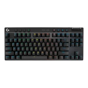 TECLADO GAMING RGB LOGITECH G PRO X TKL MECÁNICO INALÁMBRICO INGLÉS 920-012127 NEGRO
