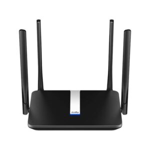 ROUTER  CUDY LT500-AU 2.0  5GHZ  AC1200  WIFI 4G LTE CAT.4 CUDY MESH CON ANTENAS DESMONTABLES NEGRO