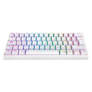 TECLADO GAMING RGB EAGLE WARRIOR KGY182U0002C 60% MECÁNICO ALÁMBRICO USB ESPAÑOL BLANCO