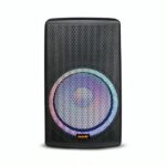PARLANTE RGB MOONKI MS-P15BW BLUETOOTH 2 MICROFONOS NEGRO