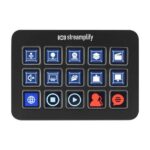TECLADO STREAMING STREAMPLIFY -LCD 15 TECLAS CON HUB NEGRO SPUD-DO20A01.11