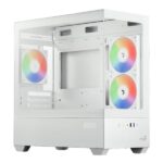 CASE GAMING RGB AEROCOOL P300D DIGI-G-WT-V1 DIGI MINI TOWER VENTILADORES 3 DE 120MM CON PANEL FRONTAL Y LATERAL ACCS-PN05033.21 BLANCO