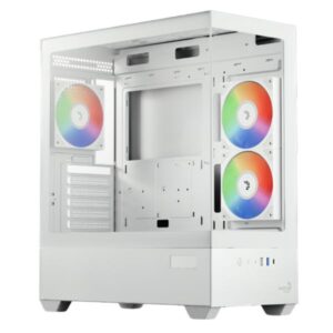 CASE GAMING RGB AEROCOOL P500D DIGI-G-WT-V1 MID TOWER VENTILADORES 3 DE 120MM CON PANEL FRONTAL Y LATERAL ACCM-PN07033.21