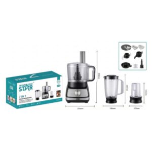 PROCESADOR DE ALIMENTOS MULTIFUNCIONAL WINNING STAR ST-2372 400W 1.5L LLJ-1685-WST-110V-38861