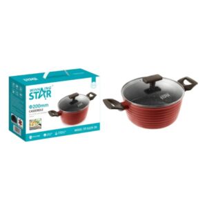 CACEROLA ANTIADHERENTE WINNING STAR ST-5229-20 ALUMINIO 20CM X 9.6CM GUO-1774-WST-18642