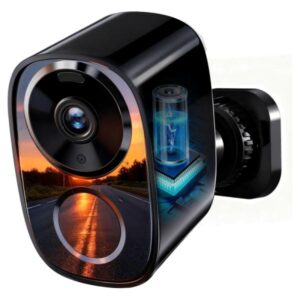 CAMARA WIFI EXTERIOR REALHIDE CB54 2K WIFI LENTE FIJA 20M AUDIO BIDIRECCIONAL NEGRO