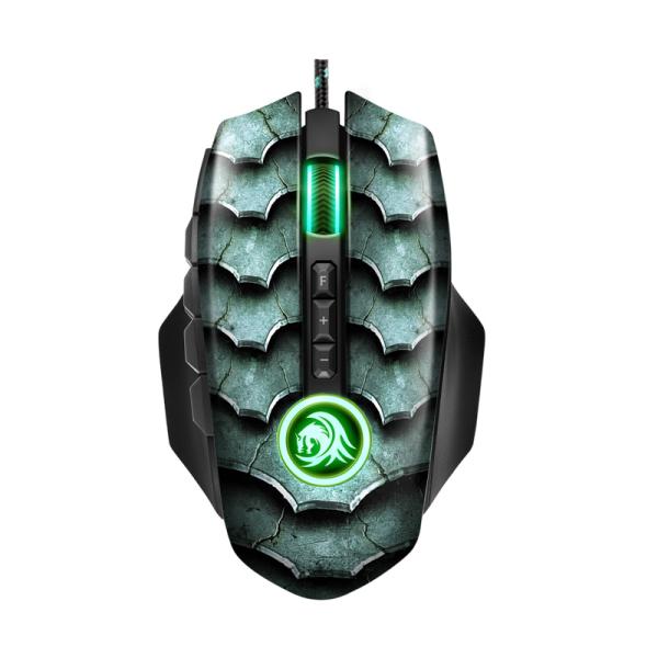 MOUSE GAMING RGB SHARKOON DRAKONIA II ALÁMBRICO USB 15000 DPI 4044951020126 NEGRO/VERDE