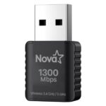 ADAPTADOR WIFI USB NOVA UWF-908 1300MBPS E010-174