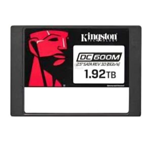 HD INTERNO SOLIDO 1.92TB KINGSTON DC600M 2.5 PULG SATA III 560MB/S / 530MB/S SEDC600M/1920G NEGRO