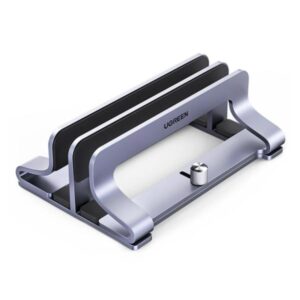 SOPORTE VERTICAL PARA LAPTOP UGREEN 20471 AJUSTABLE ALUMINIO COMPATIBLE HASTA 17.3" LP258