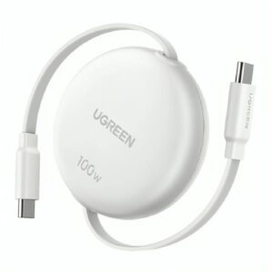CABLE RETRÁCTIL UGREEN L531 USB-C A USB-C 100W CARGA RÁPIDA 95673 BLANCO
