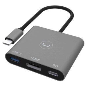 HUB UNNO TEKNO HB1011GY 4 PUERTOS USB 3.0 5 GBPS