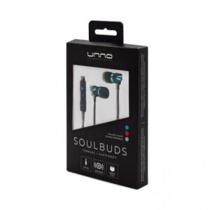 AUDIFONO UNNO TEKNO SOULBUDS ALÁMBRICO 3.5MM HS7009BL AZUL