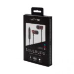 AUDIFONO UNNO TEKNO SOULBUDS ALÁMBRICO 3.5MM HS7009RD ROJO