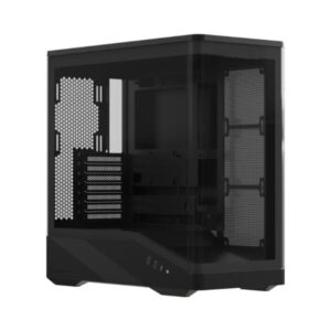 CASE RGB FORMULA V LINE CRYSTAL U9 PA MID TOWER SIN ABANICOS INCLUIDOS VIDRIO TEMPLADO LATERAL SIN FUENTE DE PODER 4711401666370 NEGRO