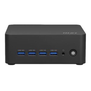 COMPUTADORA MSI CUBI Z AI 8M-024BUS MINI PC RYZEN 7 8845HS SIN RAM SIN SSD SIN SISTEMA OPERATIVO 936-B03231-024 NEGRO