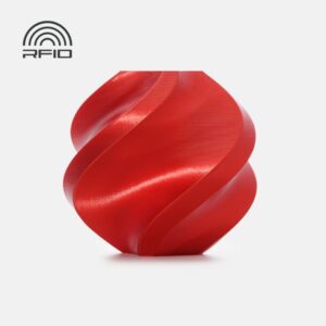 Filamento para impresora 3D - Rojo confite 13205 BAMBU SILK+