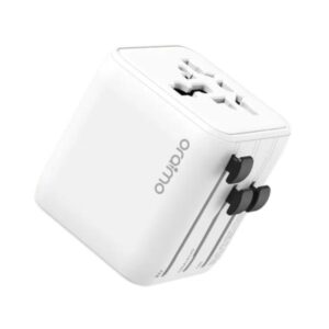 ADAPTADOR UNIVERSAL ORAIMO POWEROMNI 25 OCW-T01 2 TOMAS AC/ENCHUFES BLANCO