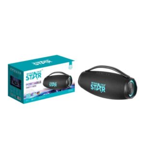 PARLANTE RGB WINNING STAR ST-8102 80 W BLUETOOTH RESISTENTE AL AGUA YX-6686-WST-18515 NEGRO
