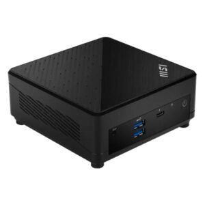 COMPUTADORA MINI PC MSI CUBI 5 1MA-495BUS-B310 INTEL CORE 3 100U HASTA 64GB DDR4 M.2 NVME/2.5" DRIVE BAY W11 HOME/PRO NEGRO