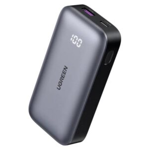POWER BANK UGREEN PB502 1C1A 10000MAH USB-C / USB-A PANTALLA LED CARGA RÁPIDA 30W 25185 GRIS