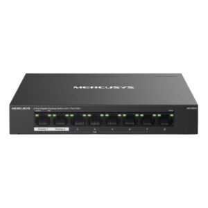 SWITCH MERCUSYS MS108GP(UN) 8 PUERTOS RJ45 GIGABIT 7 CON POE+ 10/100/1000 MBPS NO ADMINISTRABLE